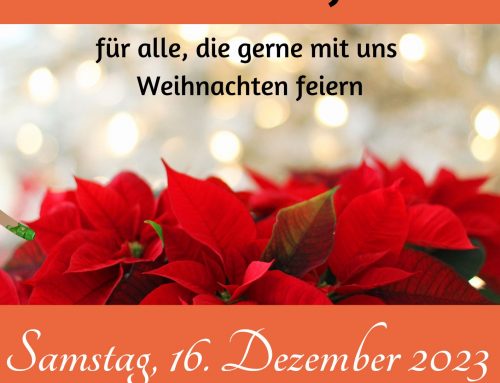 Offene Weihnachtsfeier am Samstag, 16. Dezember im Nepomuksaal