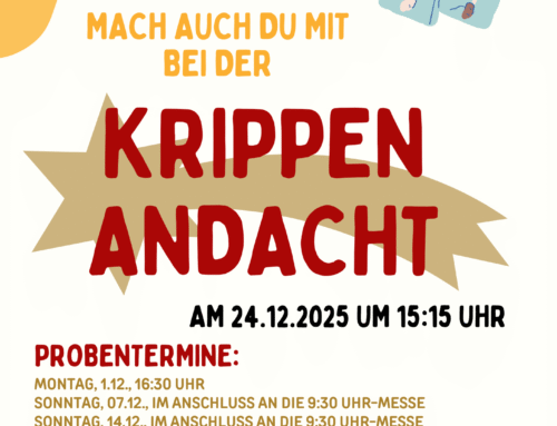 Mitmachen bei der Krippenandacht