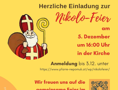 Herzliche Einladung zur Nikolo-Feier!