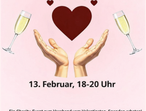 Kiss and give – Sekt, Snacks und Gutes tun