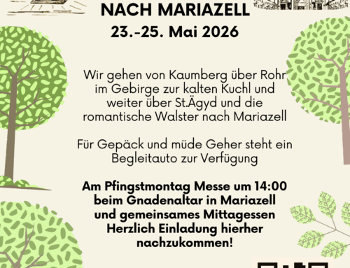 Wallfahrt zu Pfingsten nach Mariazell