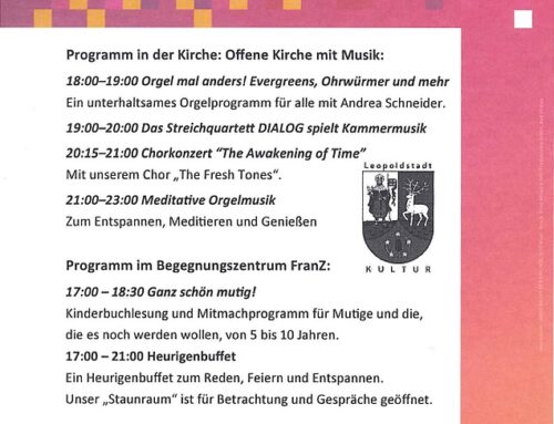 Lange Nacht der Kirchen 2026